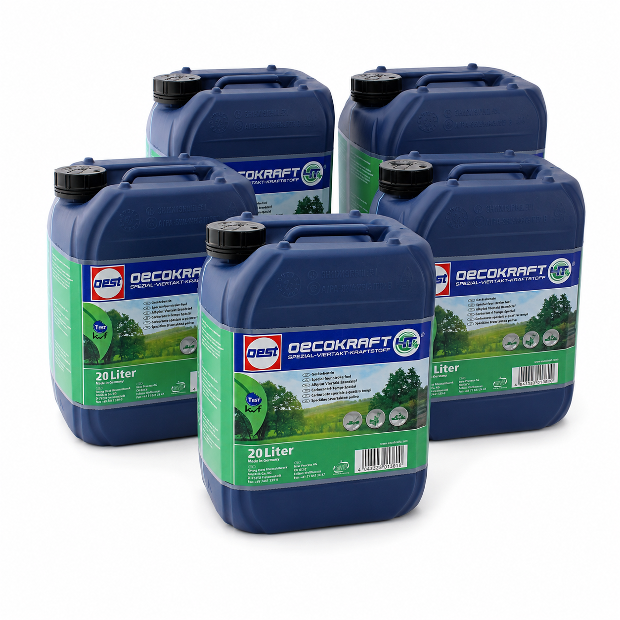 5x 20 Liter Kanister Sonderkraftstoff | OEST Oecomix 4T